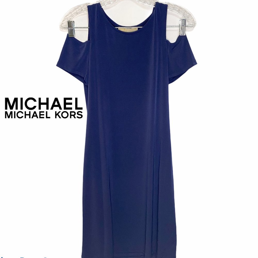 NWT MICHAEL MICHAEL KORS COLD SHOULDER DRESS